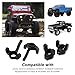 Hobbypark Steering Aluminum Knuckle & C Hub Carrier (L/R) Set for AXIAL SCX10 AX90022 AX90027 AX90028 AX90035 Option Parts