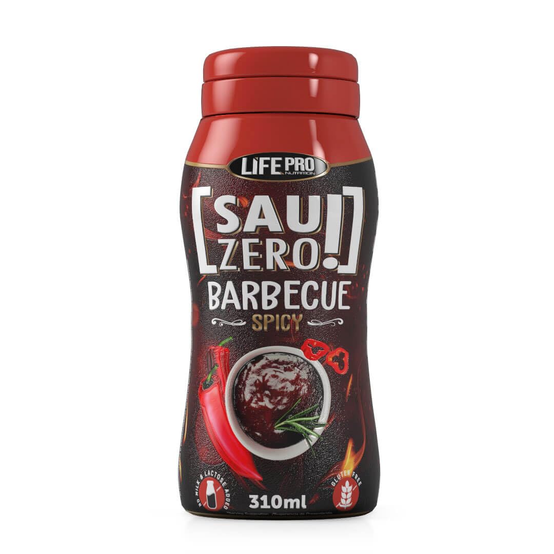 Sauzero Zero Calories Spicy Barbecue 310ml Salsa Baja en Calorias sin Azucares Anadidos