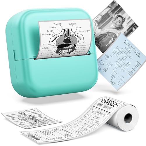 WCZ Mini Sticker Printer - Sticker Box Printer AI Smart APP Print Pod...