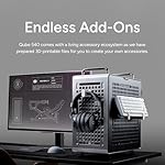 Cooler Master QUBE 540 ATX Mid-Tower PC Case – Highly Customizable Modular Computer Chassis with Movable I/O Panel, Multi-Position PSU Mount, Tempered Glass Panel & Portable Handles – Stardust Iron - Image 3