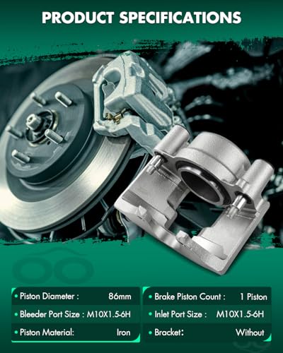 Image of SCITOO 184347 Front Right Disc Brake Caliper Assembly Without Bracket For Chevrolet For C3500 /For Express 2500 /For Express 3500 /For K3500,For Dodge For Ram 2500 /For Ram 3500,For GMC For C3500