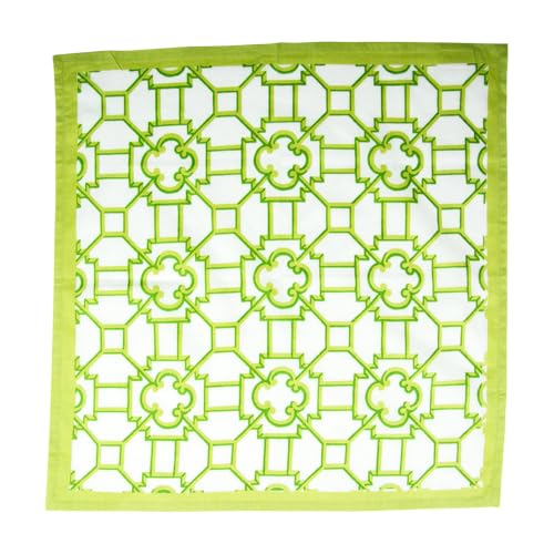 Servilletas de Tela Cuadradas Caspari Verde 49.5x49.5 cm x4 miniatura 2