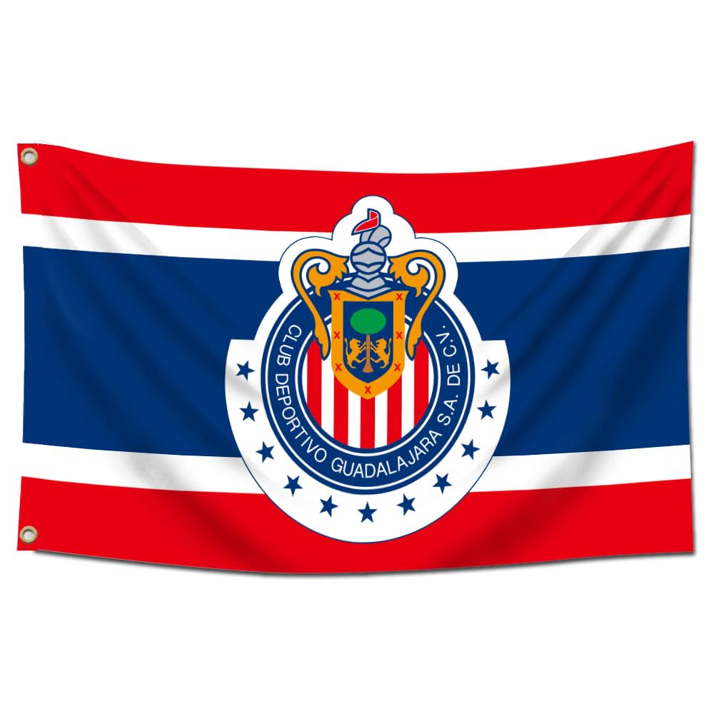 Amazon.com : Eksent Guadalajara Flag Banner 3x5 Ft Mexico Futball