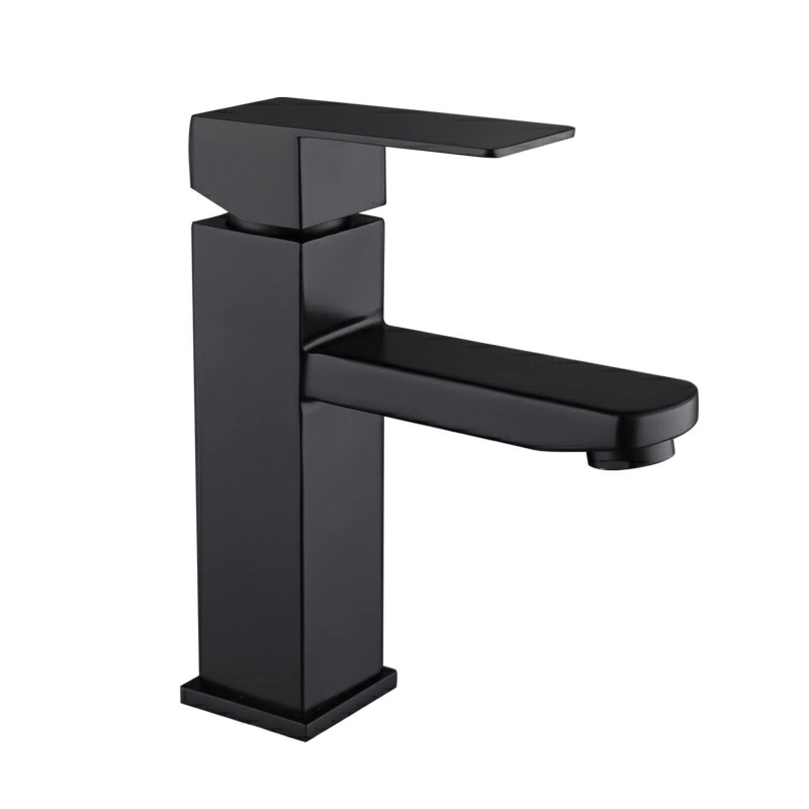ZQFHSX Bathroom Sink Faucet Black Basin Mixer Tap Hot and Cold Stainless Steel Single Handle LWX