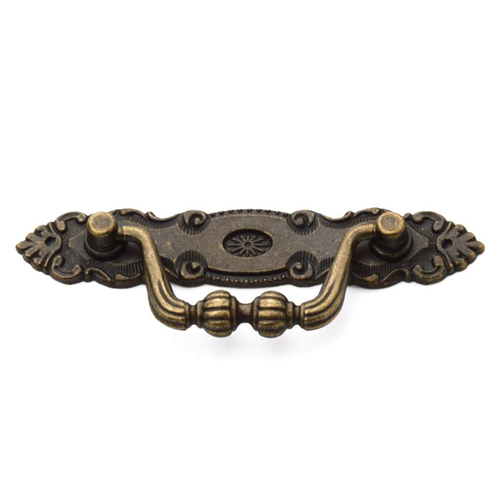Poignée de meuble antique en bronze pour rénover une commode rétro