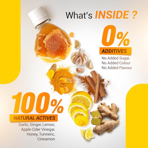 Image of SESA Ayurvedic CholestoFIT Juice - 1L | With Lemon, Honey, Garlic, Ginger & Apple Cider Vinegar | Supports Healthy Heart & Cholesterol Balance | 100% Ayurvedic & Sugar-Free
