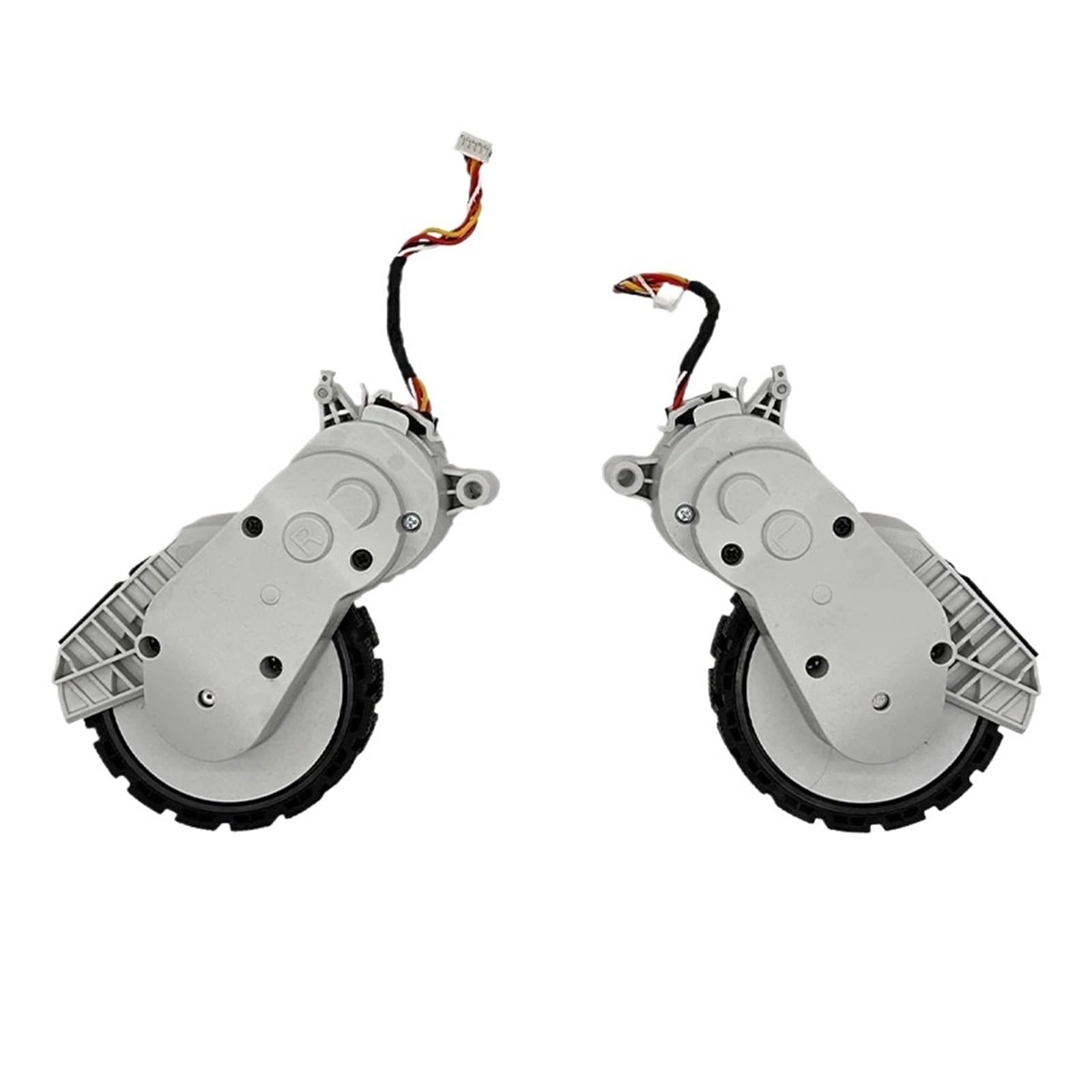 ZYLOYJHF L R Motor Drive Wheels, Compatible For Xiaomim ， E10 B112 E12 E10C ，Robot Vacuum Cleaner Accessories(L and R)