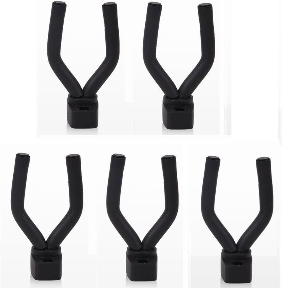 Set of 5 Guitar Hanger Hooks Wall Mount Display Holder - Fits all size Guitars