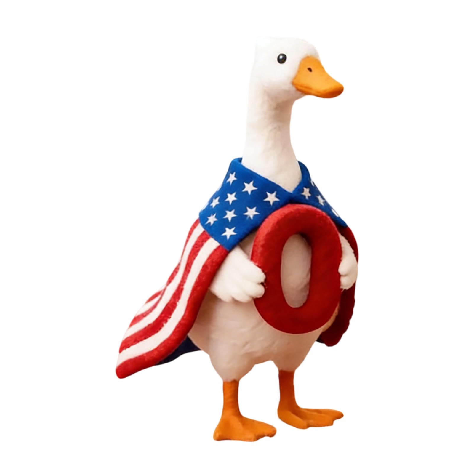Sbshiouu Independence Day Geese Statue Resin Geese Figurine Decoration for Fourth of July Celebration and Holiday Decoration Nationalistic Home Accessory