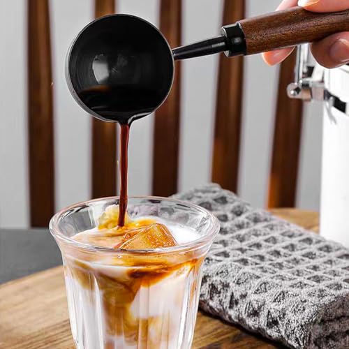 Addlotlot 090 2 Pcs Coffee Scoop Vintage Coffee Measuring Spoon Retro Stainless Steel Coffee Spoon Long Wooden Handle Coffee Scoop Kitchen Utensil thumb #5