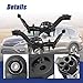 Rear Left&Right Suspension Control Trailing Arms Kit Fits for Honda CR-V CRV 2012 2013 2014 52371-T0G-A02 52370-T0G-A02 52371-T0A-A02 52370-T0A-A02