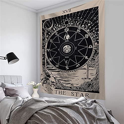 Mandala Tapestry Wall Hanging Bedroom Decoration Bedspread Sun And Moon Wall Decor A5 150x200cm