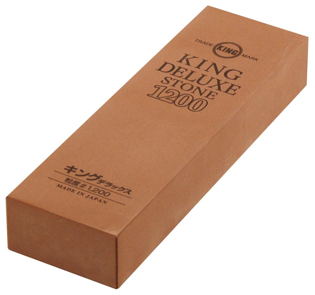 King Deluxe Medium Finish Whetstone 1-Piece (#1200) 207 x 66 x H34 Whetstone/Knife Holder No.5404600 [Note: The images are representative images, please check the product name for colors and sizes]
