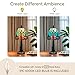 LIBOZMKO Tiffany Style Table Lamp - Dragonfly Stained Glass Lamps 6 Inch Small Tiffany Lamp Bedside Desk Lamps for Bedroom Living Room Home Office, Desk Reading Light Includes LED Bulb