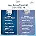 8 cm hoch - Premium Plus Gelschaum-Topper 130x200cm mit RG 50 - Hochwertiger Lyocell-Bezug - Antirutschfunktion - Umlaufendes Klimaband - Gel-Topper 130 x 200 8cm