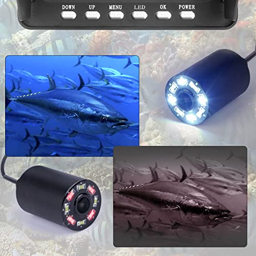 Image of MAVIS LAVEN Underwater Camera Fish Detector 5000MAH IP68 1080P USB 5in LCD 680g 20m Cable