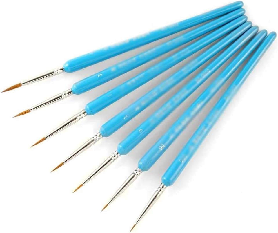 13個のアーティストペイントブラシセット 水彩 ガッシュ アクリル 絵画