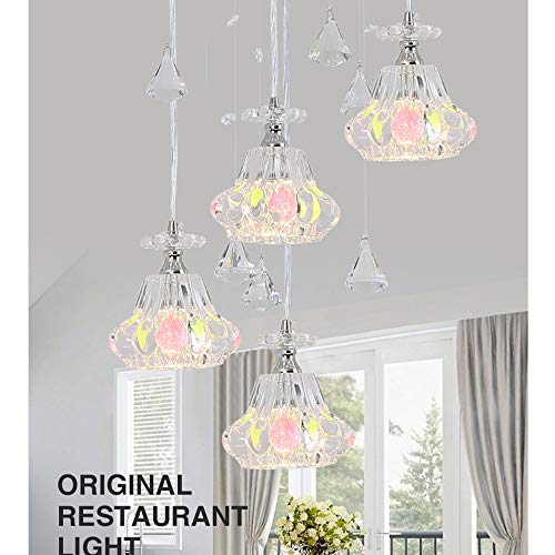 Crystal chandelier LED de haute qualité avec disque de finition moderne