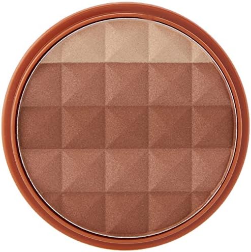 Rimmel London Radiance Shimmer Brick Pressed Bronzer, Light-As-Air Contouring Formula, 002 Medium, 12 g