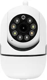 Câmera Babá Eletrônica Wi-Fi 360° Smart Premium com Visão Noturna Full HD Sensor de Movimento App iOS/Android Alerta no Celular Slot MicroSD – Vigilância para Casa, Escritório, pet e Bebê