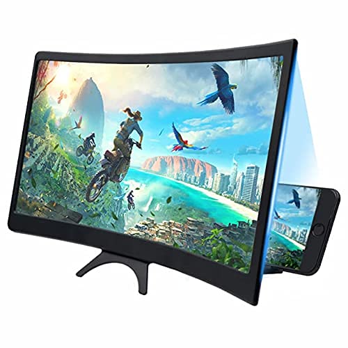 DURVI (3D) 12" (12 INCH) SCREEN, CURVED MOBILE SCREEN EXPANDERS & MAGNIFIERS, HIGH HD, EYE PROTECTION MOBILE SCREEN ENLARGE, FITS FOR ALL PHONES (ASSORTED COLOUR)