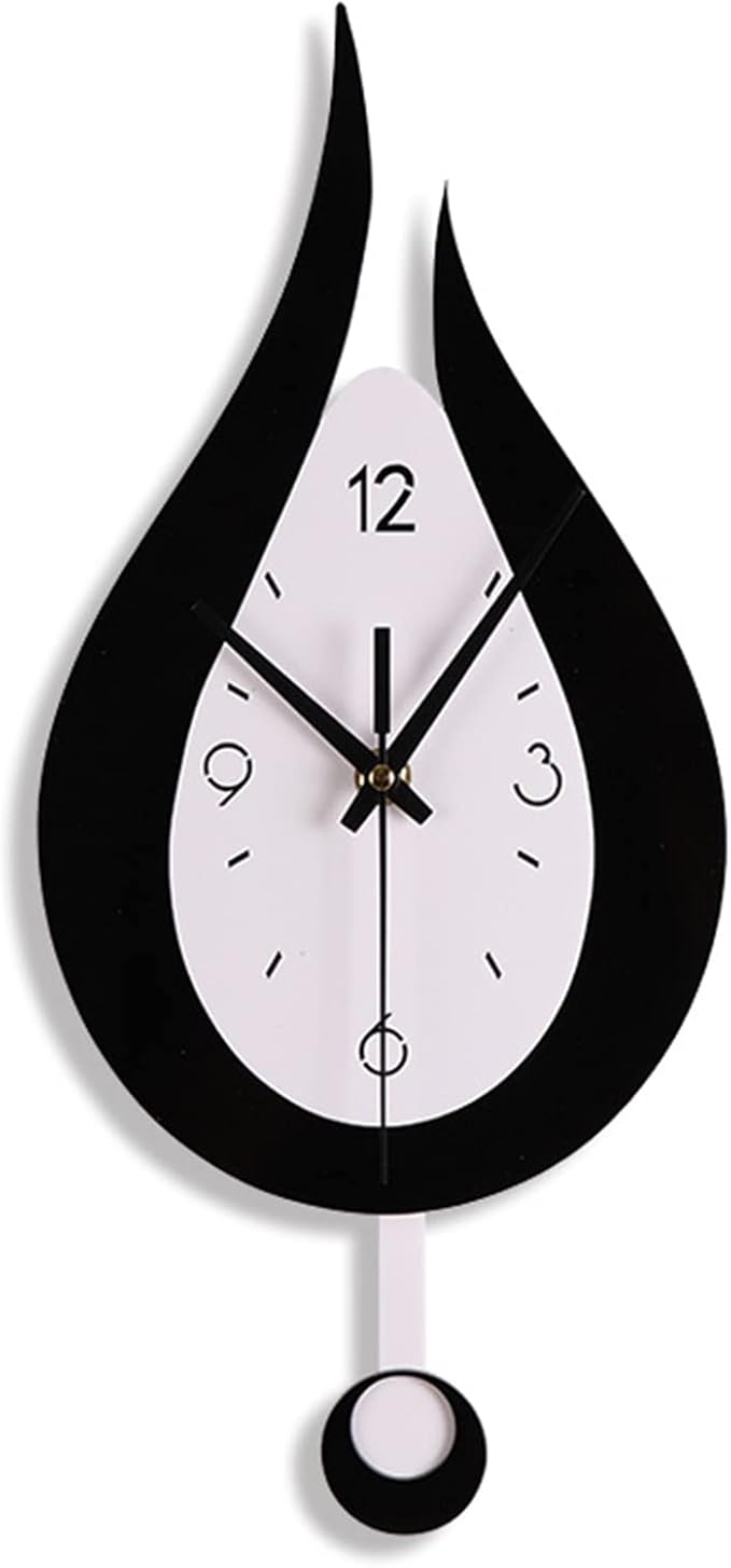 Yizunnu Water Drop Wall Clock for Living Room Bedroom Office Decor