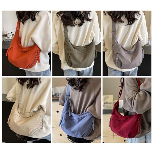 Limorence Women's Fashion Plain Color Nylon Crossbody Bag, Limorence Nylon Crossbody Bag For Women3