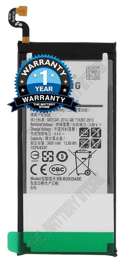 Image of Original EB-BG935ABE Battery for Samsung Galaxy S7 Edge SM-G935 G9350 G935F G935FD G935W8 G9350, Battery with 1 Year Warranty** (HH104)