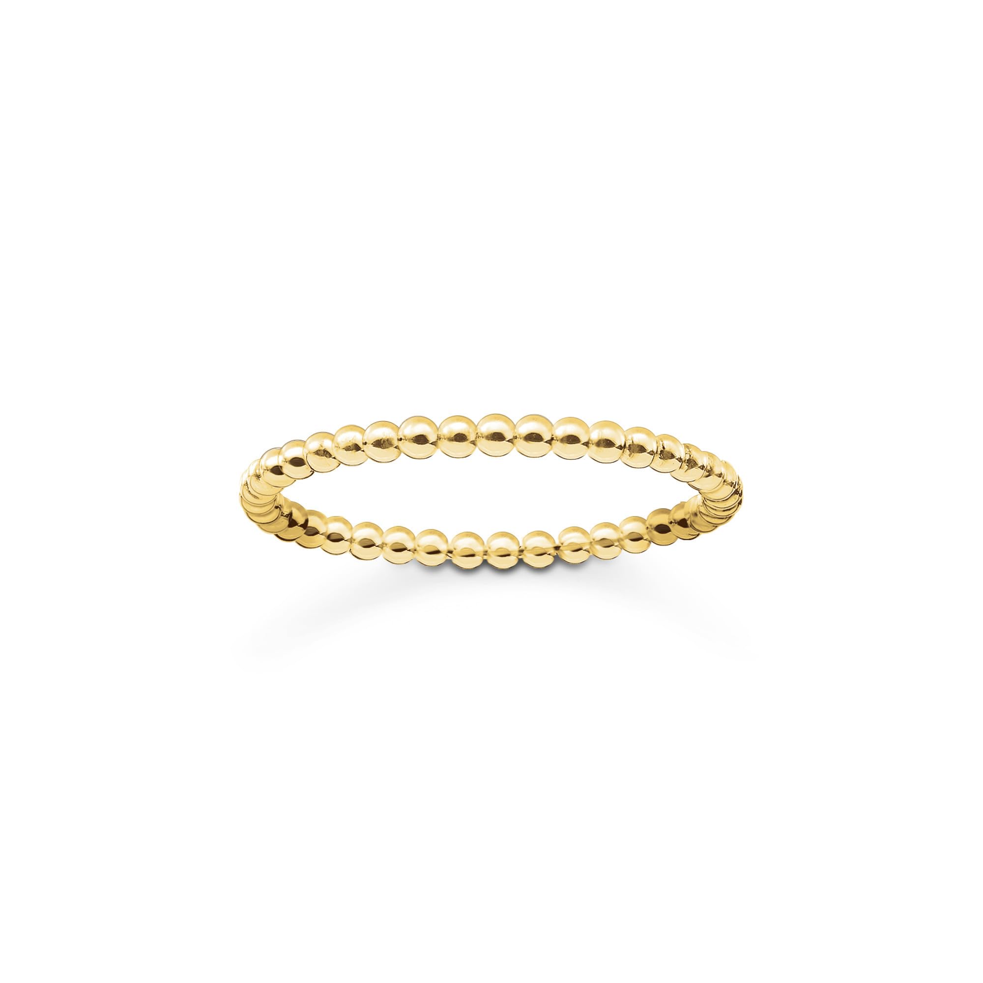 Thomas Sabo Sterling Silver Elegant Ring 18k Gold Plating Recycled 925 Silver, Women, TR2122-413-12-58