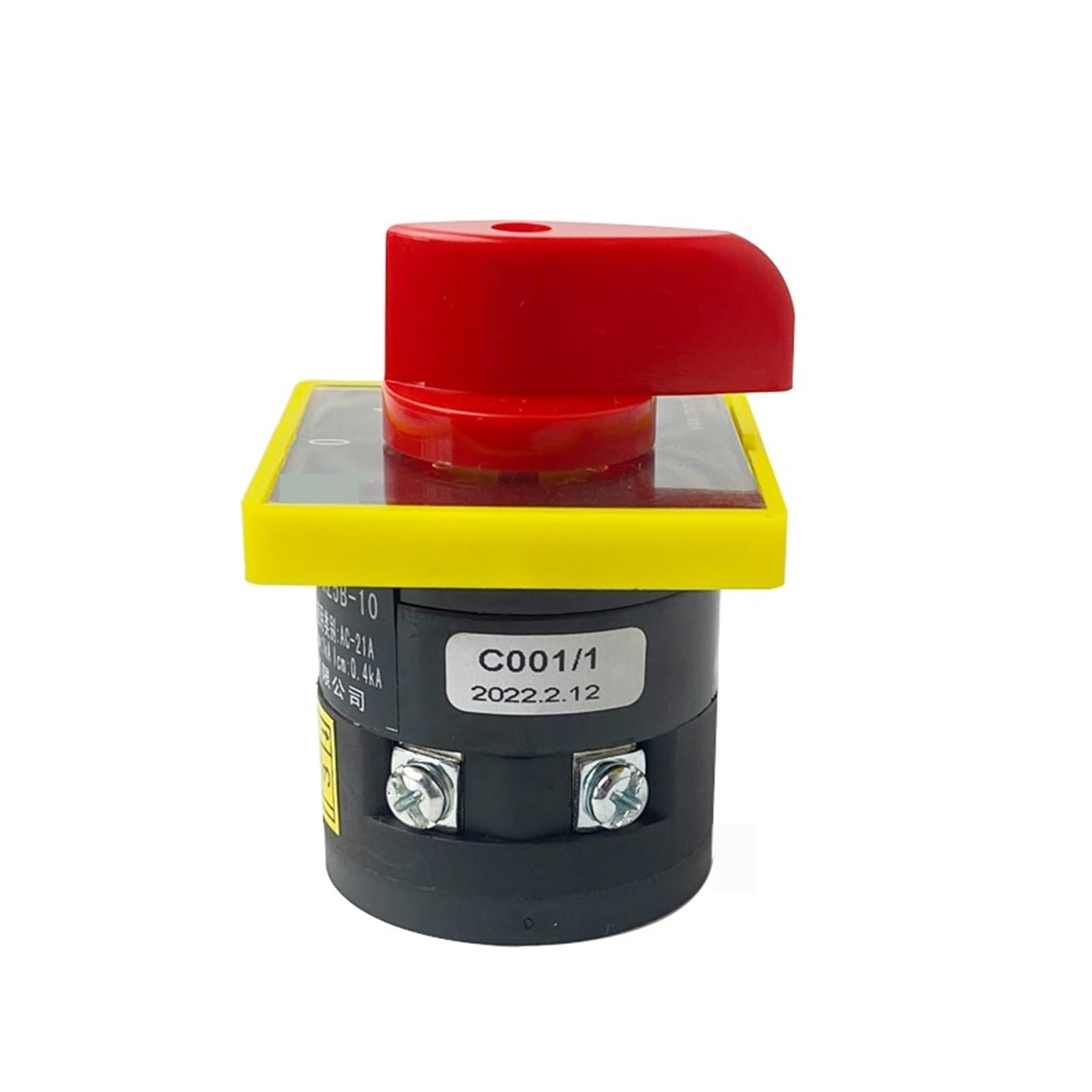 HZ5B-10A Series Changeover Rotary Cam Switch 1-4 Poles Layers Two/Three Positions Silver Control Circuit(1Layer-01Position)