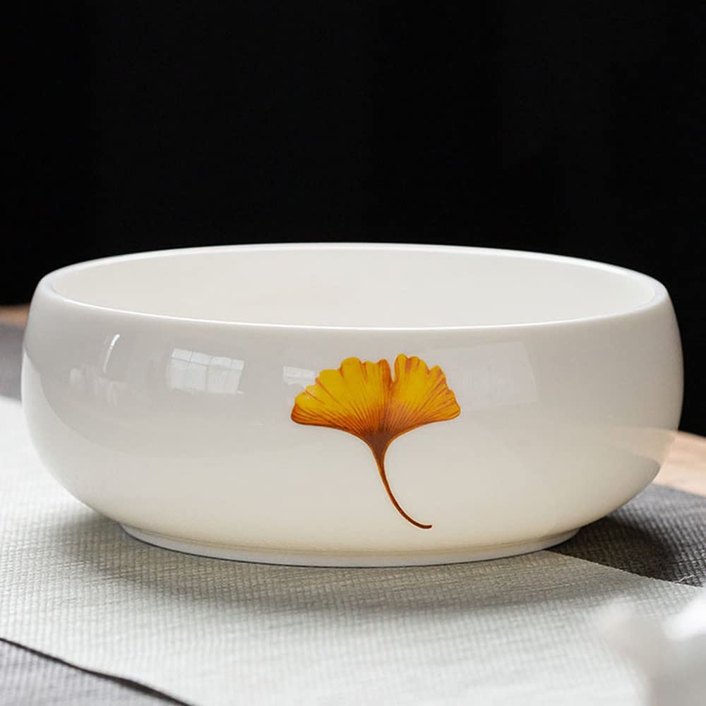 Kubki ceramiczne, filiżanka do kawy, filiżanka do herbaty, 22,5 cm chińska miska na wodę do mycia herbaty kubek do herbaty domowy zestaw do herbaty Kung Fu Ceremonia herbaty