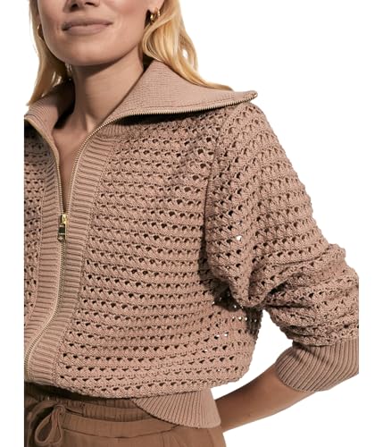 Varley Women's Eloise Full Zip Knit Cardigan4