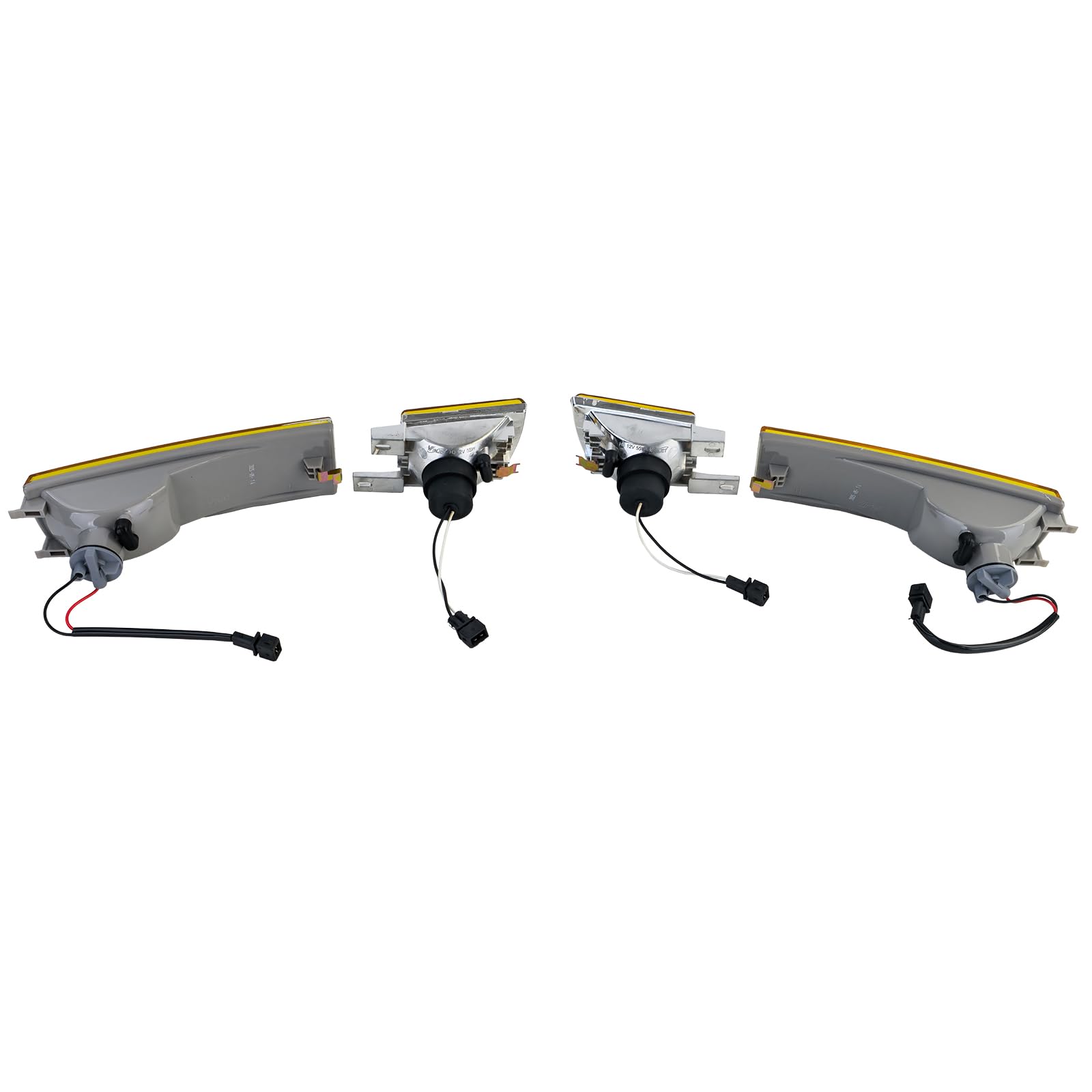 Klarglas Nebelscheinwerfer Set Gelb mit Blinker für VW Golf 3 91-97