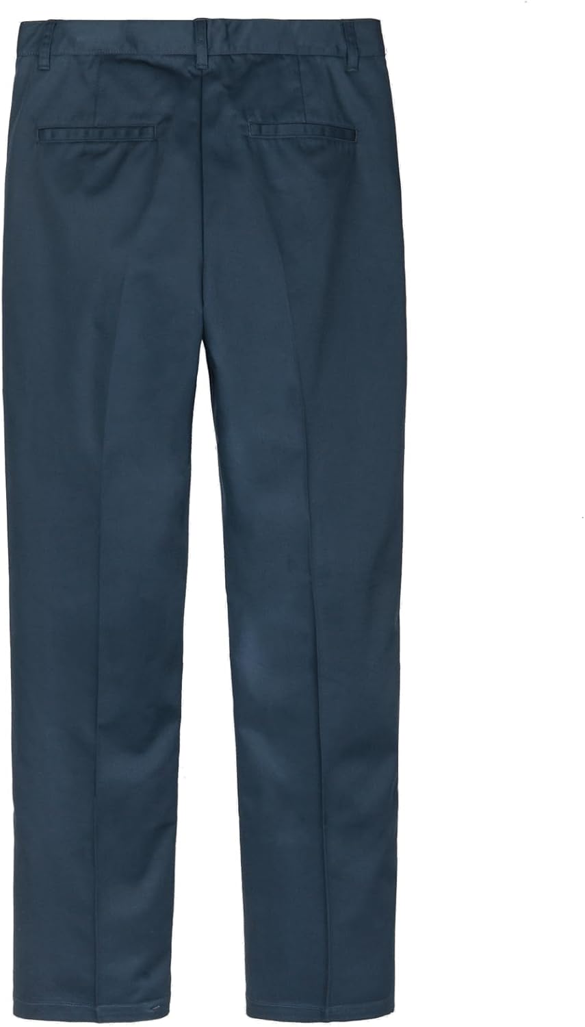 eton kidd Boys Cotton Pants with Zipper Front Structured Seams Slant Pockets and Adjustable Cuffs