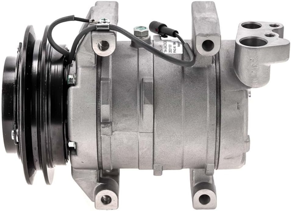 AC Compressor & A/C Clutch For Isuzu NPR Replaces Diesel Kiki DKS15D 506012-1710 2004 2005 2006 2007 2008 2009 2010 - BuyAutoParts 60-02495NA New