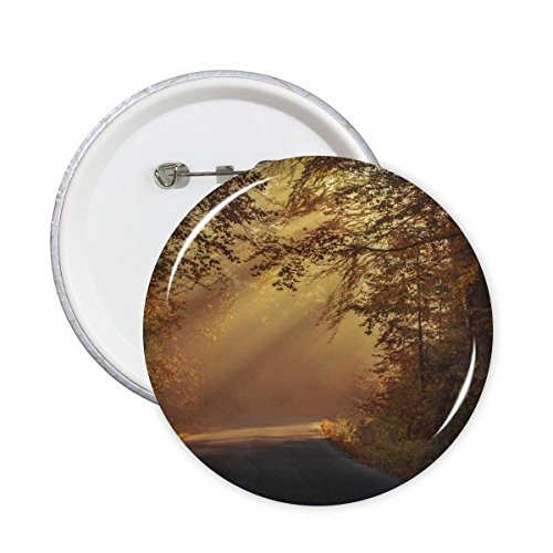 Badge sciences de la nature paysage d'automne broche décoration vêtement