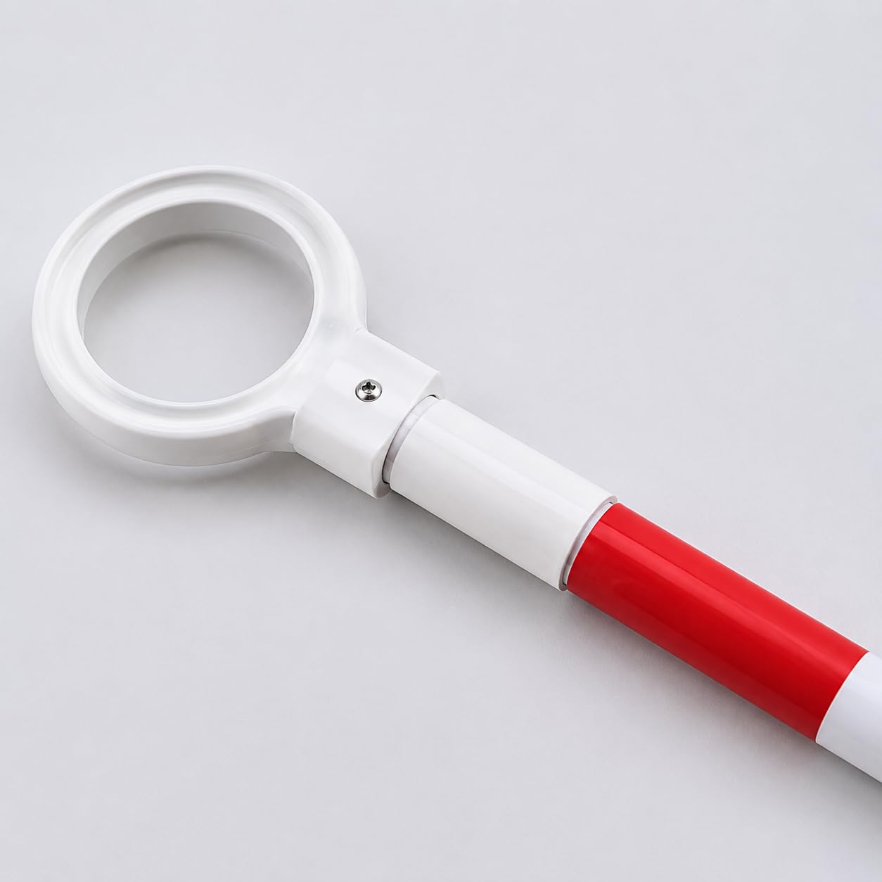 Marker Sport pour Événements, Cône de Signalisation Rouge & White, Cône Routier pour Chantier, Délimitation de Parcours, Barre de Connexion télescopiqu