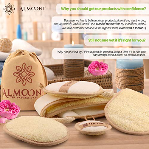 Almooni OR101 Natural Loofah Exfoliating Body Scrubber thumb #7