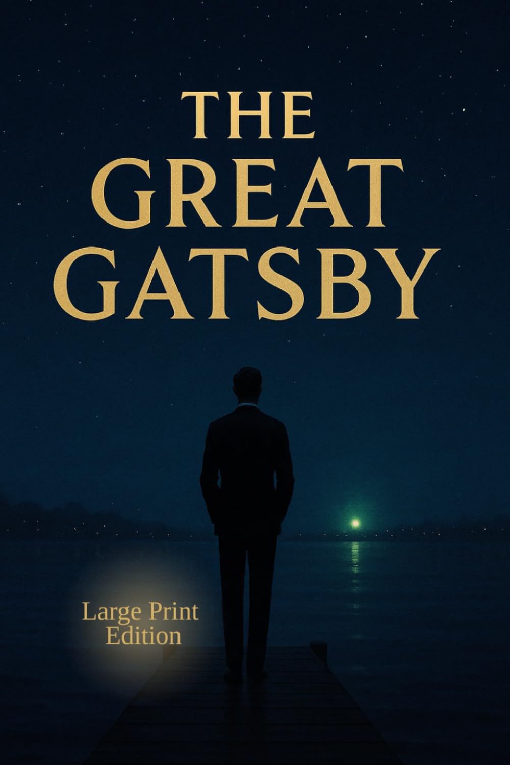 THE GREAT GATSBY (Large Print Edition): A Tale of Obsession, Illusion, and Lost Dreams in the Roaring Twenties