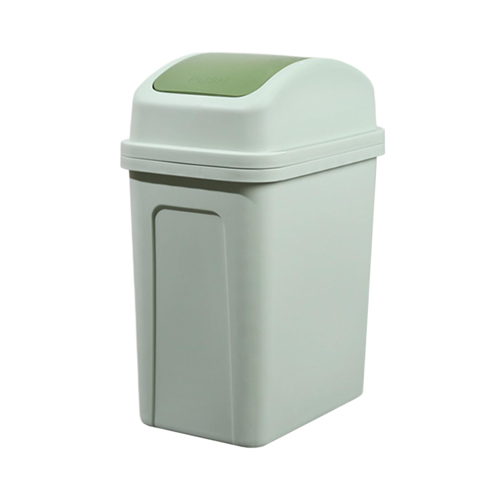 Trash Can Bathroom Trash Can Plastic Kitchen Small Trash Bin Swing Top Waste Basket for Home Office Garage