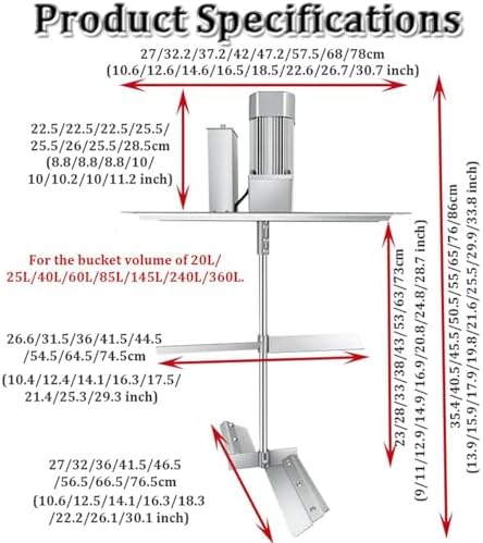 Automatic 25L Sauce Stirrer Frying Machine with 4 Blade Mixer, Ideal for Making Jam, Sauces, Fillings, and Hot Pot Seasoning - Efficient Food Mixing Solution