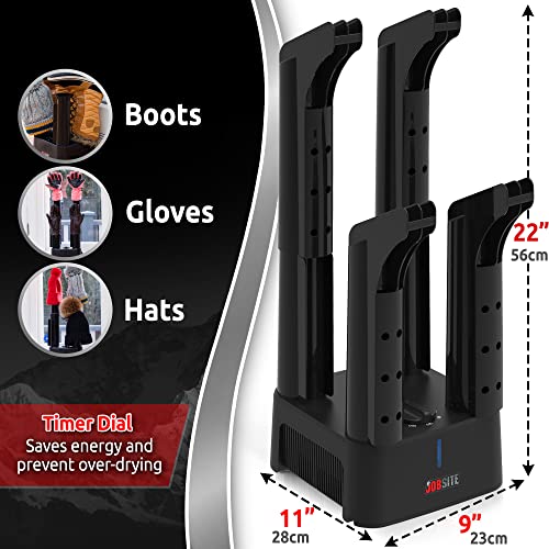 Jobsite Mighty Dry Boot Dryer With Timer And Fan, Fast Dry, Keeps Shoes Fresh #TOP2