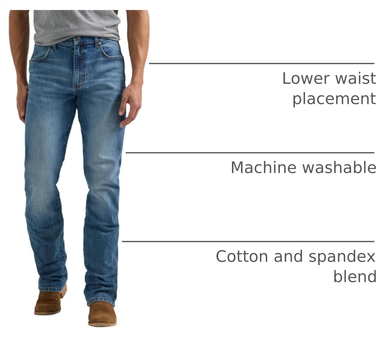 Wrangler Men's Retro Slim Fit Bootcut Jean