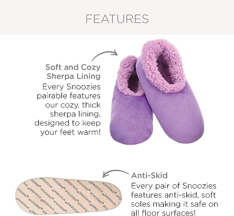 Snoozies Slipper Socks - House Slippers for Women - Cloud 9 Space Dye & Solids2
