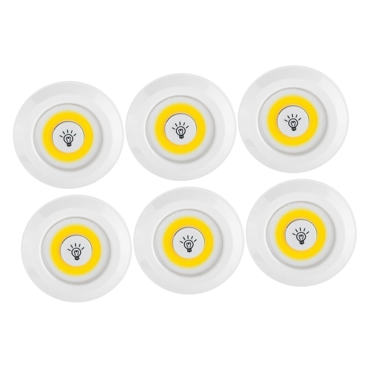 Housoutil Dimmbares Cob Nachtlicht mit Fernbedienung, 6 Stück, Abs