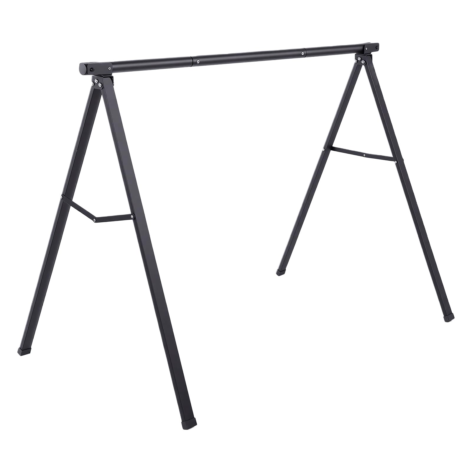 PUSOKEI 3 Bici Rack Parcheggio in Acciaio Pesante Pieghevole (Black)
