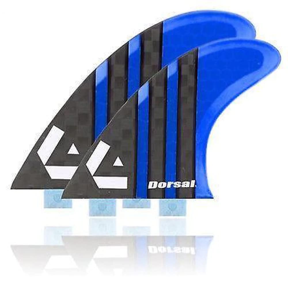 Amazon | DORSAL サーフボードフィン クアッド4セット FCS対応 ブルー