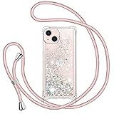 【Compatibilidad】Funda con Cuerda para iPhone 13 6.1''. Los orificios precisos le permiten acceder fácilmente a todas las funciones. Lleva tu móvil de forma segura con este práctico case con cordón para colgar en el cuello