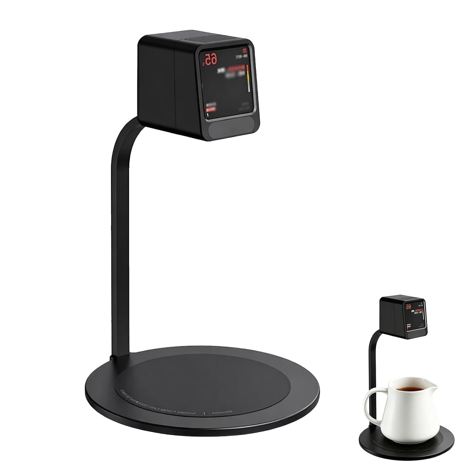 Thermomètre à café numérique avec analyse des arômes, sans contact, écran LED 2 pouces, plage de température 0-100 °C. Simplifie la préparation dun café parfait et révèle des arômes optimaux