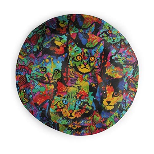 Cats Colorful Paint Splatter Animals Bucket Hat Packable Fishing Sun Cap Summer Fisherman Hats For Women Men Children #TOP3